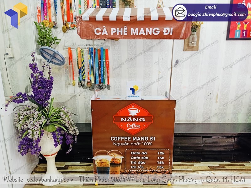 quầy bán coffee di động rẻ