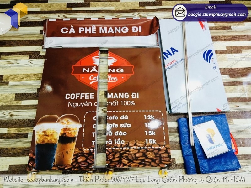 quầy bán coffee di động tphcm