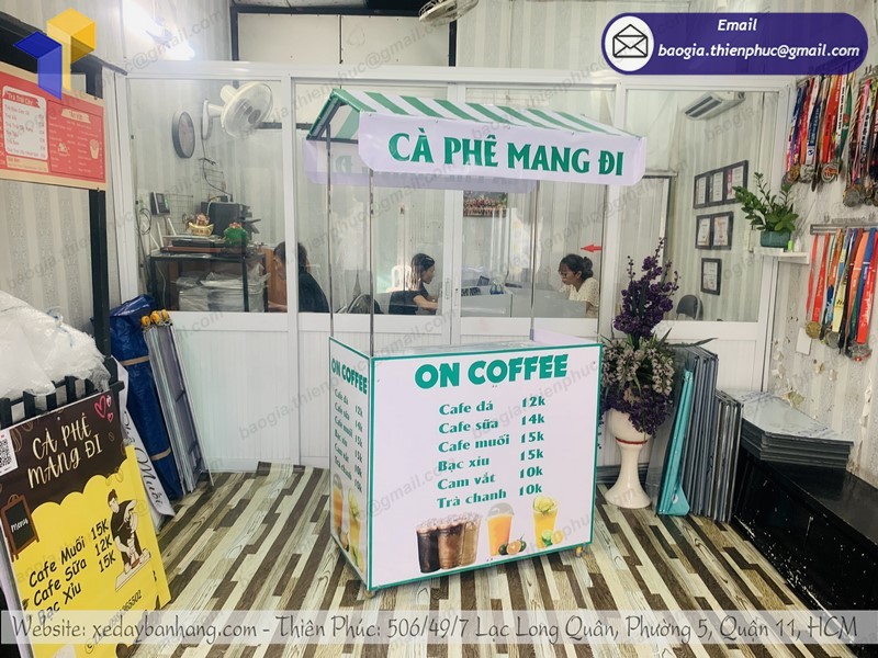 quầy café di động rẻ