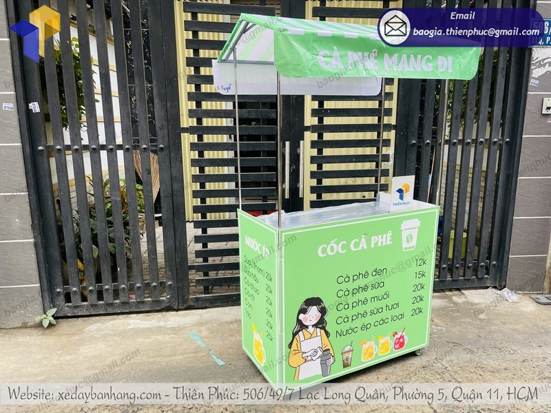 quầy café lưu động rẻ