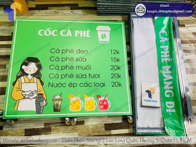 quầy café lưu động tphcm