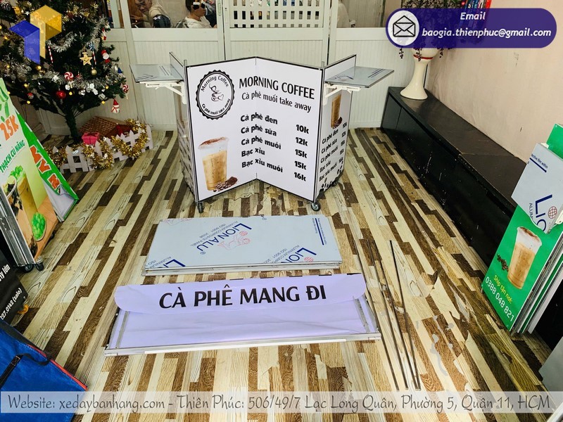 xe bán cà phê mang đi đẹp