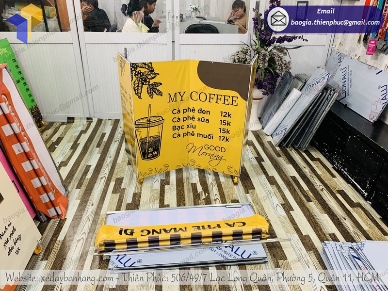 xe café take away xếp m gọn