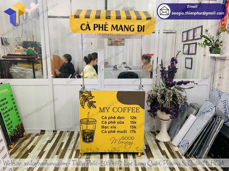 xe café take away xếp m