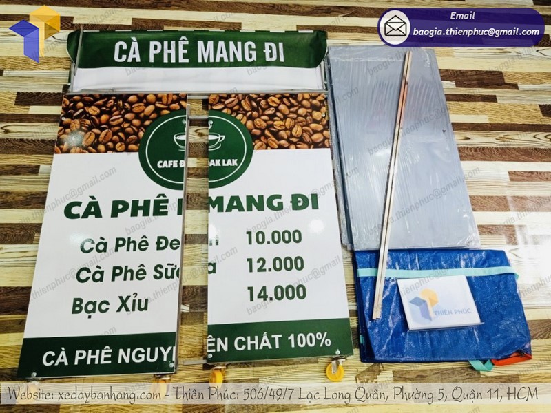 xe cà phê lắp ráp giá rẻ chất lượng