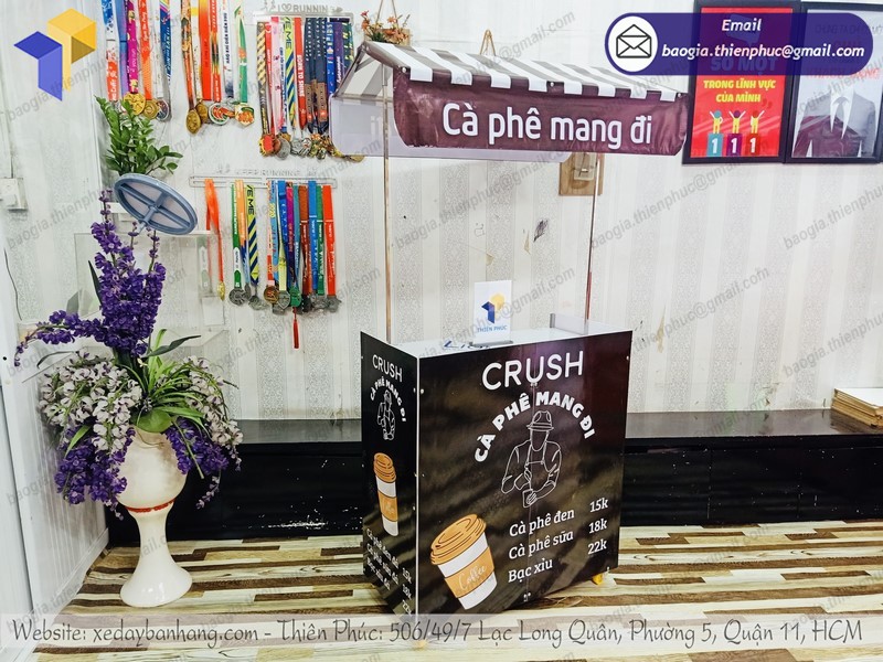 xe cà phê mang đi rẻ