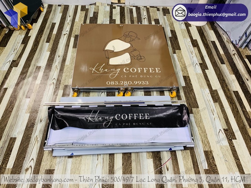 xe café mang đi xếp gọn đẹp