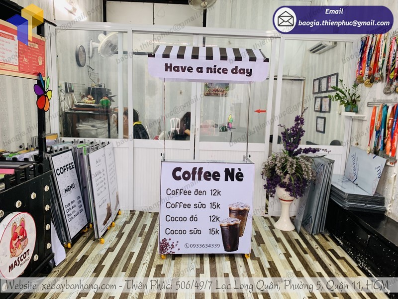 xe cafe mini di động uy tín