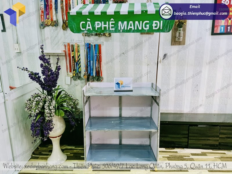 xưởng đóng quầy cà phê mang đi